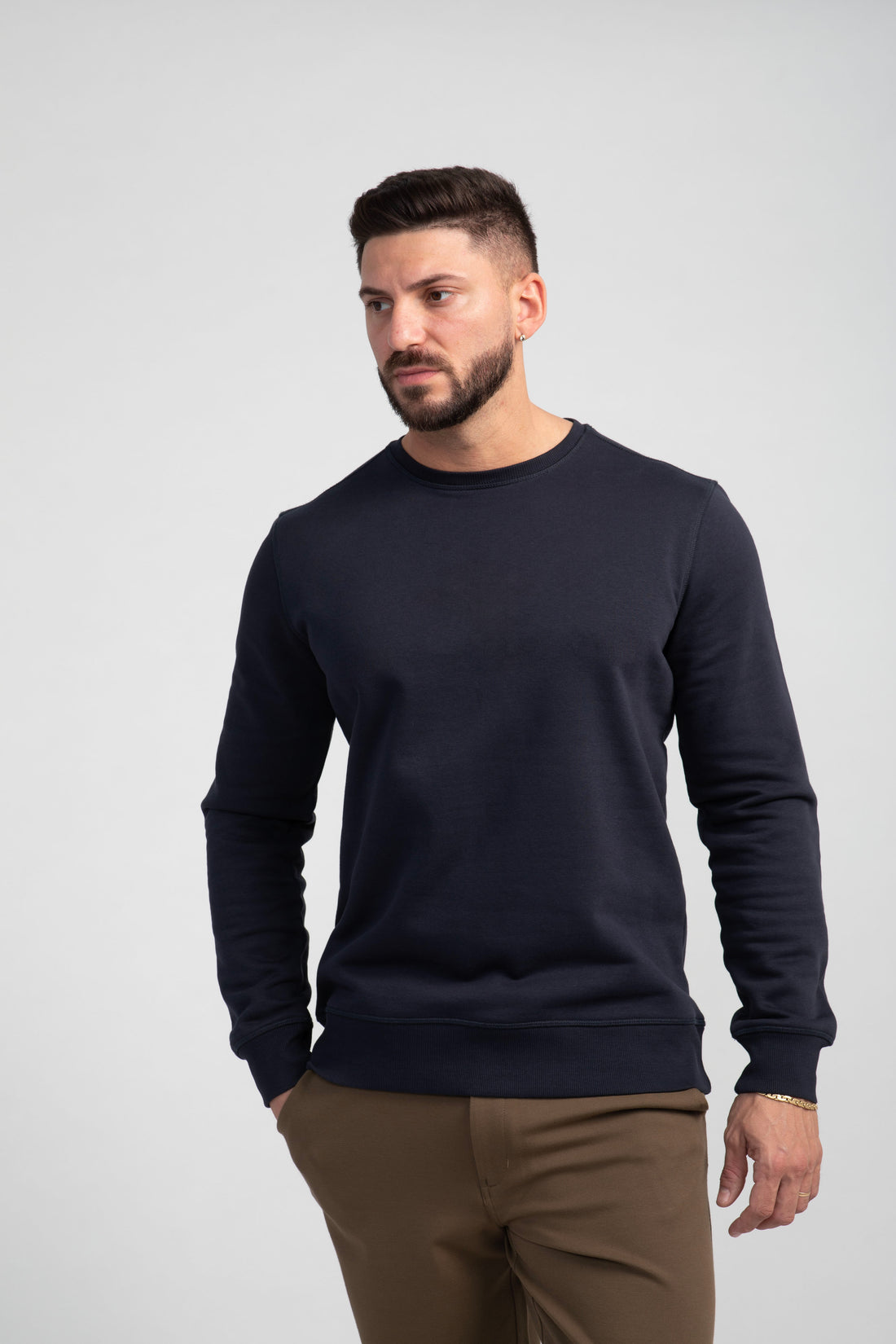 Crew Neck Sweatshirt - Plain