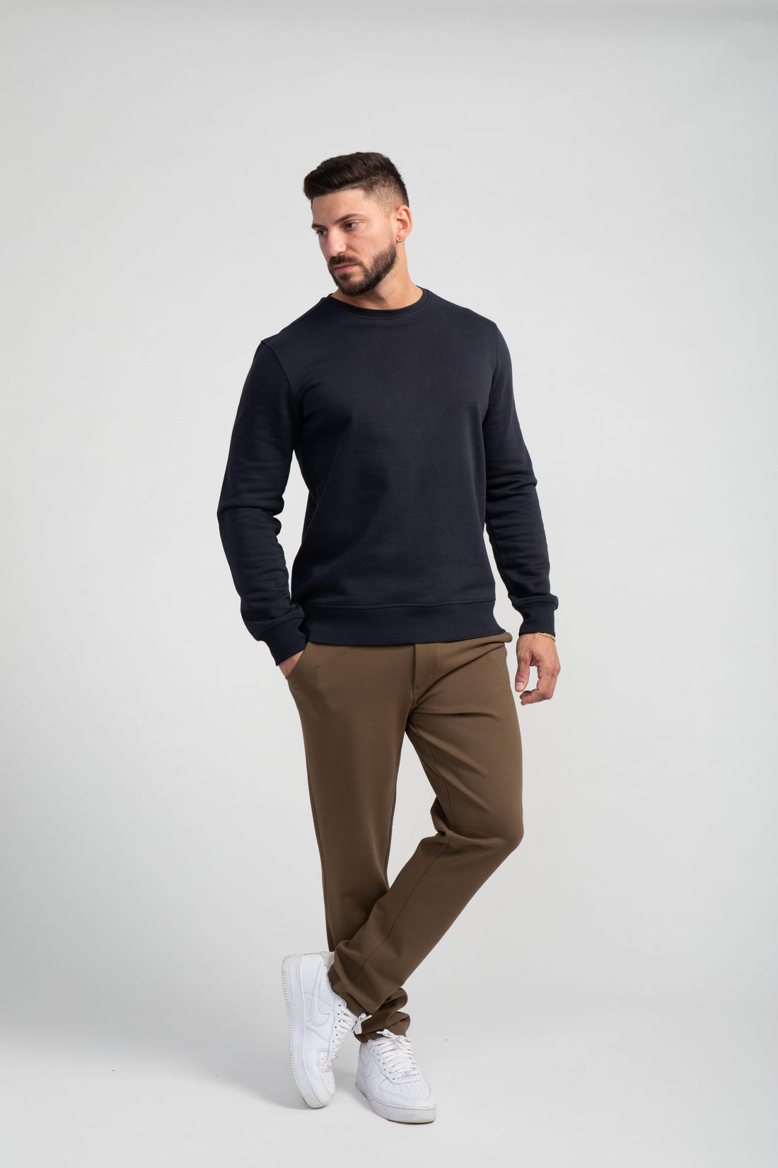 Crew Neck Sweatshirt - Plain