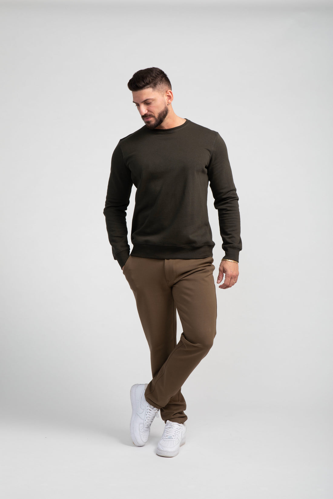 Crew Neck Sweatshirt - Plain