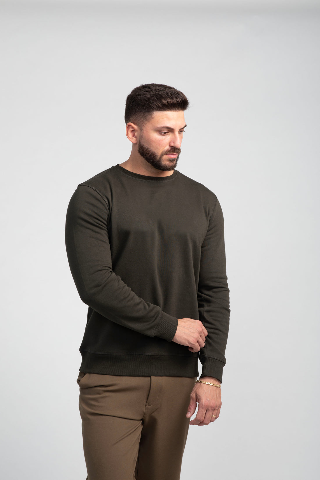 Crew Neck Sweatshirt - Plain