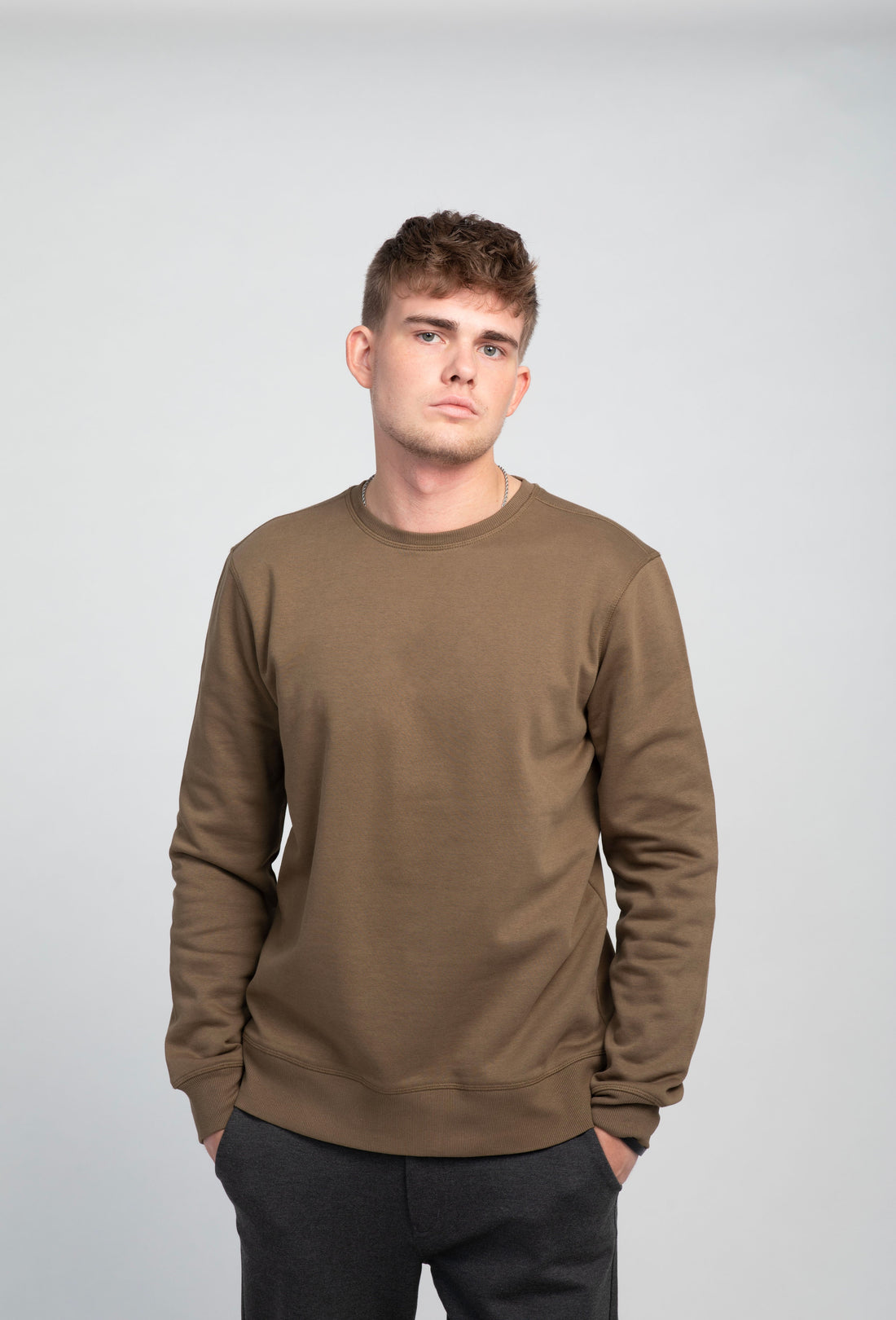 Crew Neck Sweatshirt - Plain