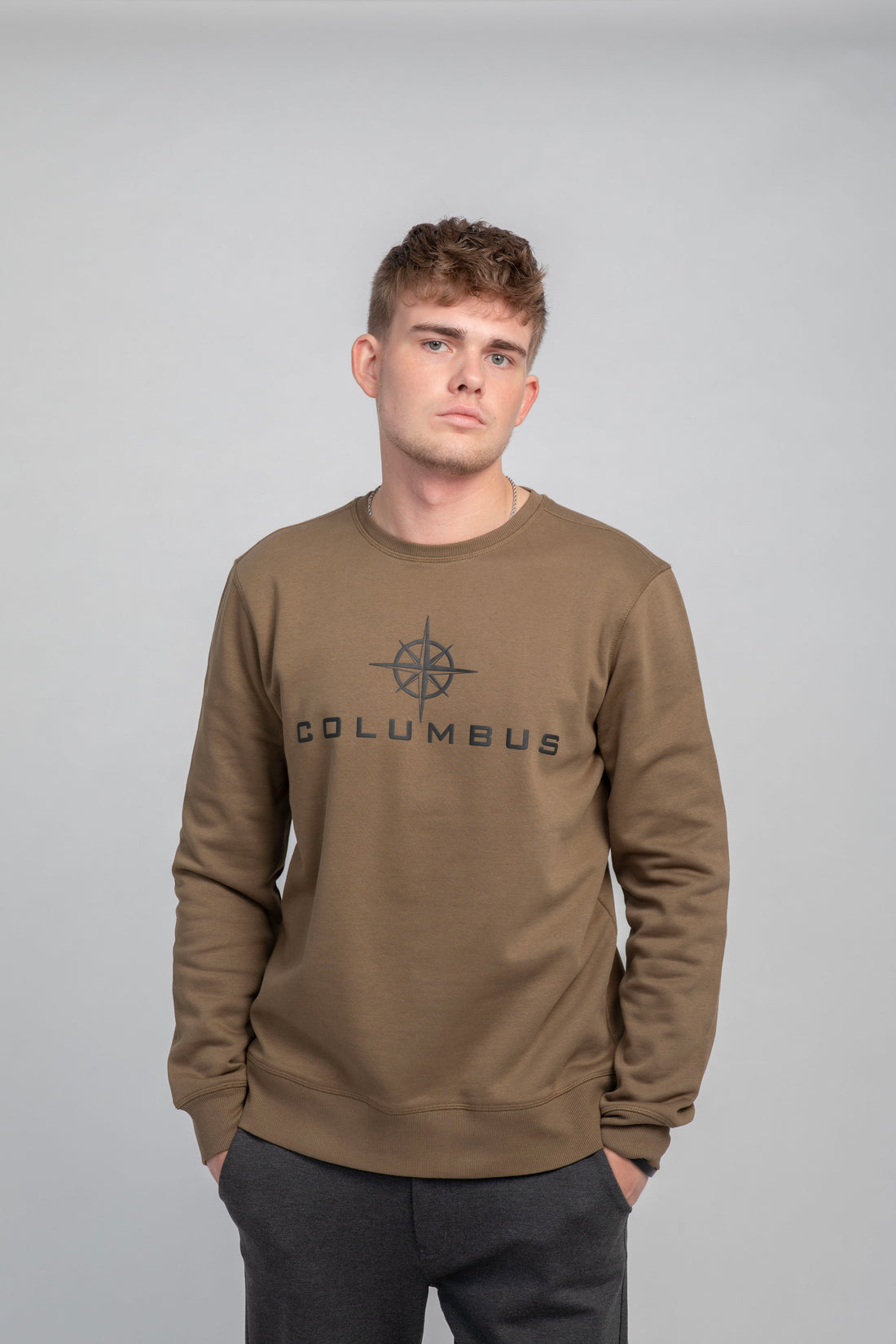 Crew Neck Sweatshirt-Printed