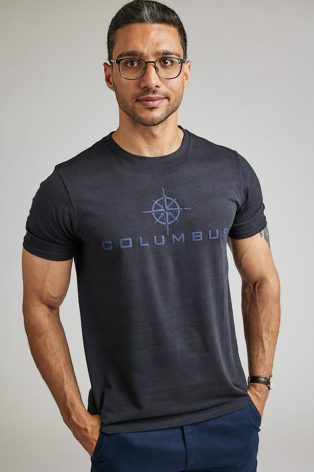 T-Shirt- Slim fit -Brand Logo Printed